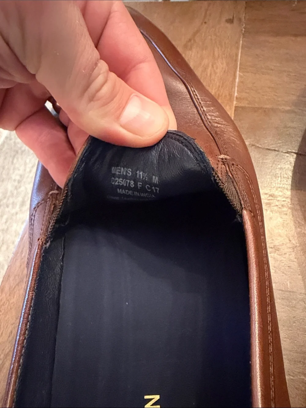Cole Haan British Tan Leather Venitian Loafers